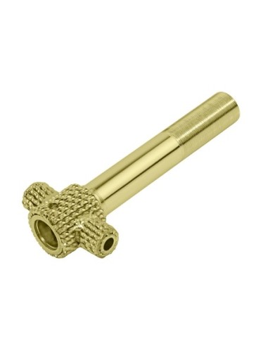 Twisted Spring Fork Steering Tube 22.2 5 1/2 Gold.